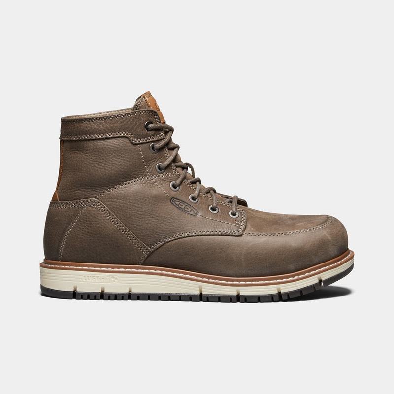 Botas De Trabajo Keen San Jose 6" Aluminum Toe Para Hombre Cafes - Botas Keen Mexico (207649-ZAS)